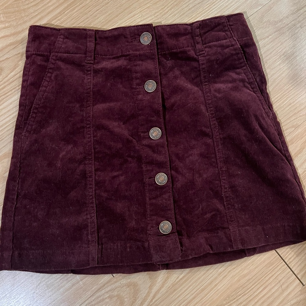 Corduroy skirt New